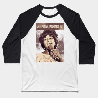 Aretha Franklin Baseball T-Shirt